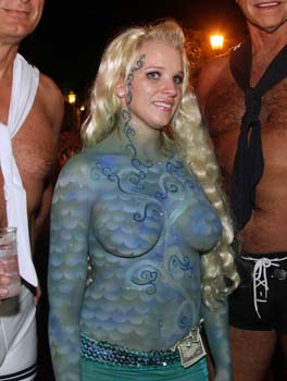 Body Painting 2007 photo - Duval Street, Key West